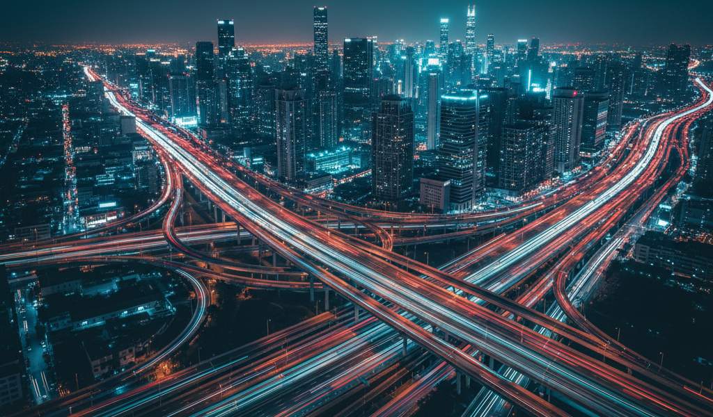 City night background